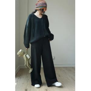 Street Style Tied Oversized Sweater Fashion Knitting Korean Sweater