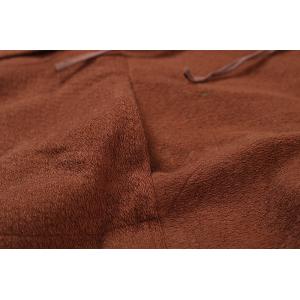 Original Design Double-Faced Wool Coat Caramel Cape Overcoat