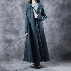Pankou Decoration Chinese Coat Oversized Vintage Overcoat