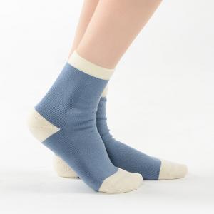 Contrast Color Cotton Crew Socks Fashion Cute Socks for Woman