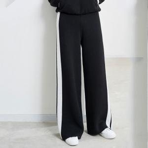 Sporty Style Side Striped Pants Casual Yoga Slack Pants