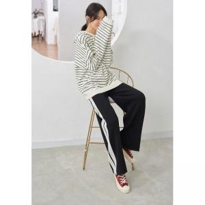 Sporty Style Side Striped Pants Casual Yoga Slack Pants