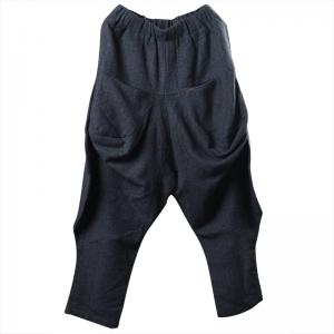 Loose-Fitting Designer Harem Pants Womans Black Balloon Pants