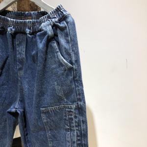 Pockets Decoration Vintage Jeans Denim Baggy Harem Pants