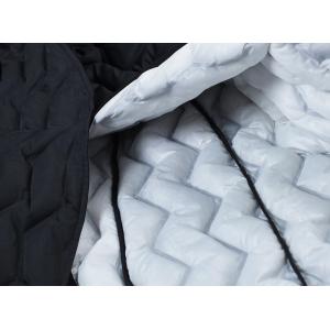 Asymmetrical Designer Puffer Coat Black White Wrap Vest Coat