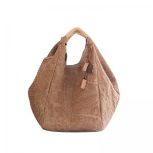 Cotton Linen Casual Hobo Bag Minimalist Bohemian Shoulder Bag in Khaki ...