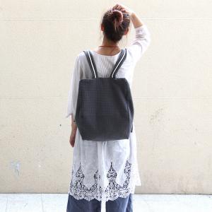 Preppy Style Cotton Linen Backpack Girlish Plain Bag for Woman