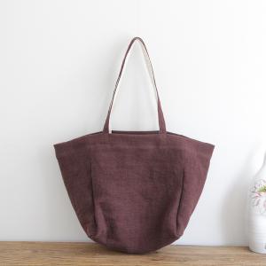 Casual Style Womans Shoulder Bag Cotton Linen Hobo Bag