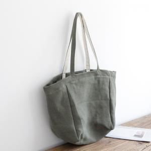 Casual Style Womans Shoulder Bag Cotton Linen Hobo Bag