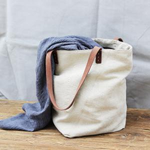 Vintage Handmade Jacquard Bag Cotton Linen Shoulder Bag