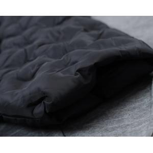 Fluffy Plus Size Short Wrap Coat Black Hooded Puffer Jacket