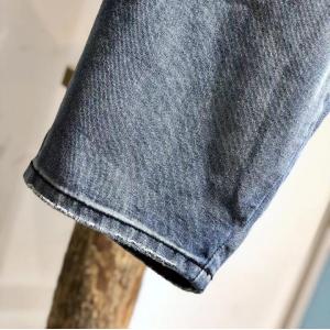 Korean Fashion Blue Patchwork Denim Bootcuts Baggy Drawstring Jeans