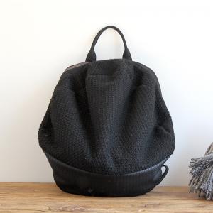 British Style Woolen Backpacks Plain Korean Handbag