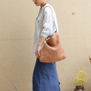 Patchwork Ornament Cotton Linen Shoulder Tote Bag for Woman