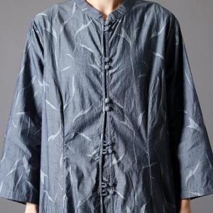 Button Down Vintage Qipao Cotton Linen Chinese Shirt Outerwear