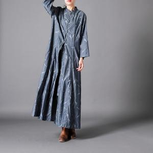 Button Down Vintage Qipao Cotton Linen Chinese Shirt Outerwear