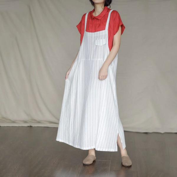 overall dress linen