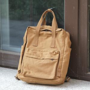 Solid Color Womans Versatile Canvas Backpacks