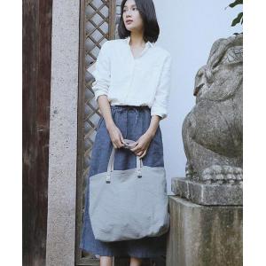 Leisure Style Plain Tote Bag Womans Cotton Linen Shoulder Bag
