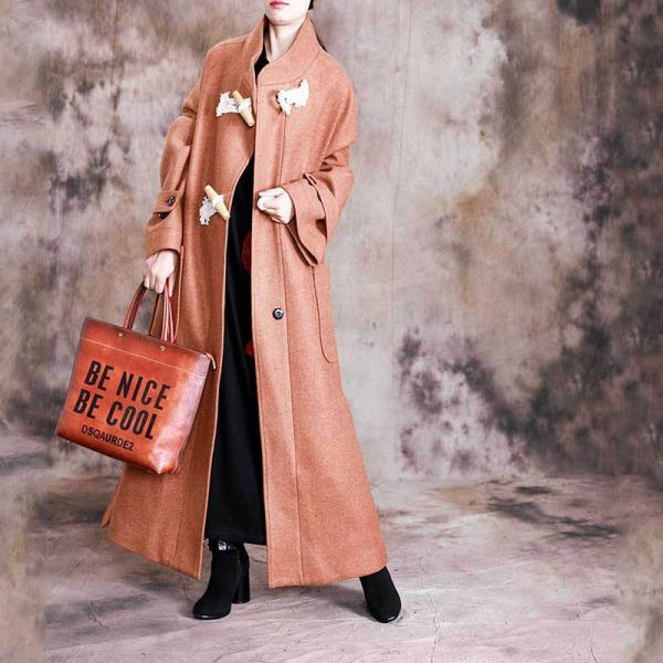 Winter Fashion Woolen Duffle Coat Plus Size Elegant Wrap Coat for Woman