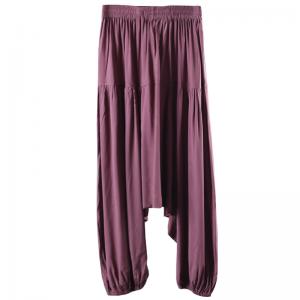 Comfy Style Cotton Thai Pants Long Balloon Trousers for Woman