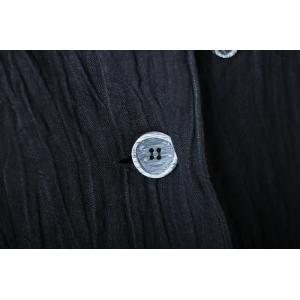 Slanted Buttons Linen Blazers Long Sleeve Casual Outerwear