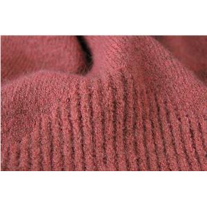 Street Fashion Turtleneck Sweater Plus Size Red Knitwear