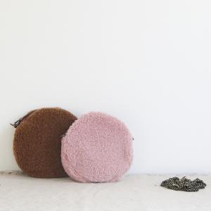 Japanese Style Lamb Wool Bag Soft Rounded Shoulder Bag