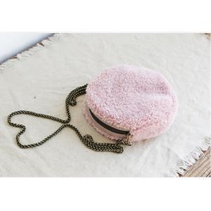 Japanese Style Lamb Wool Bag Soft Rounded Shoulder Bag