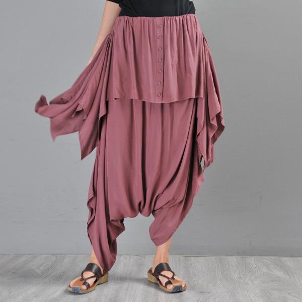 Street Fashion Cotton Harem Pants Layering Thai Pants for Women