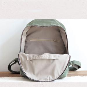 Preppy Style Plain Canvas Backpacks for Women