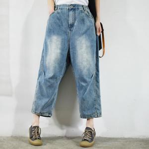 Straight Leg Korean Jeans Baggy Casual Denim Trousers