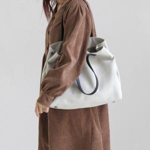 Korean Style Casual Canvas Tote Bag