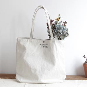 Korean Style Casual Tote Letter Pattern Canvas Bag