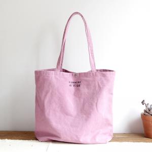 Korean Style Casual Tote Letter Pattern Canvas Bag