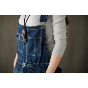 Drawstring Waist Wide Leg Overalls Backless Suspender Outfits