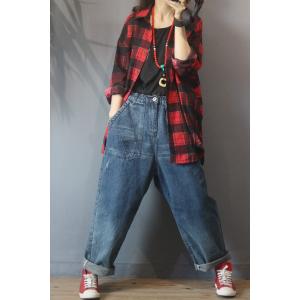 Straight Leg Baggy Jeans 90s Womens Korean Jeans