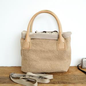 Beach Fashion Hemp Handbag Solid Color Casual Cross Bag