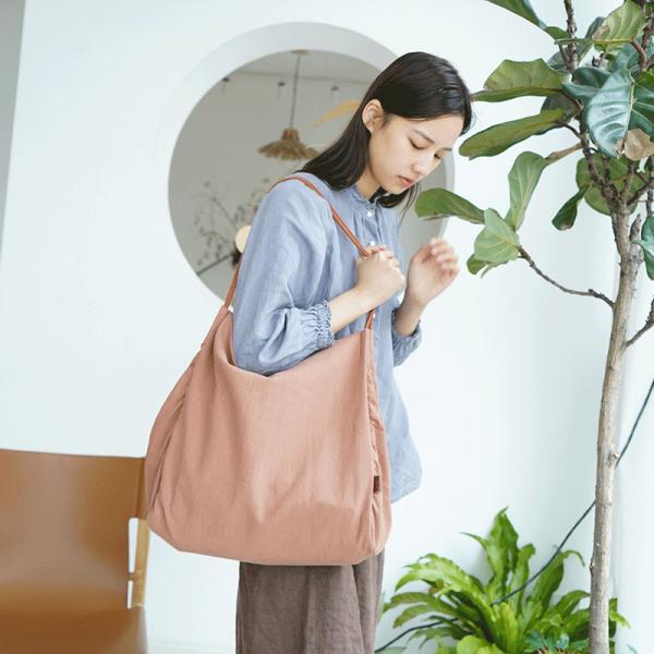 Leisure Style Linen Large Tote Bag
