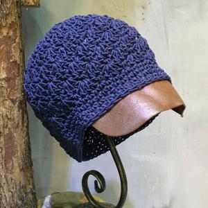 Mori Girl Leather Matching Beret Stylish Hat