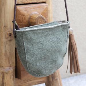 Leisure Cotton Linen Fringed Mini Cross Body Purse