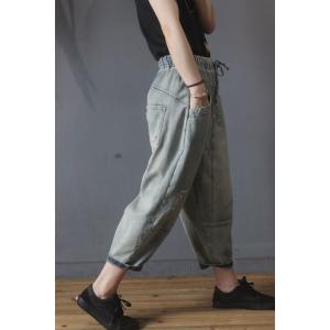 Korean Fashion 90s Mom Jeans Straight Pockets Ripped Jeans