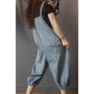 Patch Pocket Vintage 90s Overalls Baggy Denim Dungarees