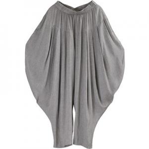 Original Design Linen Tapered Pants Customized Plain Thai Harem Pants