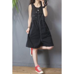 Korean Chic Wide Leg Playsuits Casual Cotton Overall Shorts