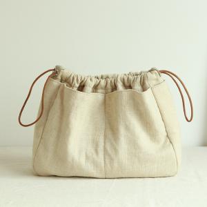 Handmade Crochet Handbag Cotton Linen Braided Boho Bag