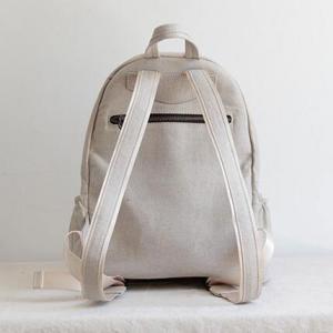 Preppy Style Plain Cotton Korean Backpack