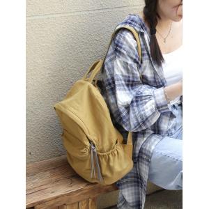 Preppy Style Plain Cotton Korean Backpack