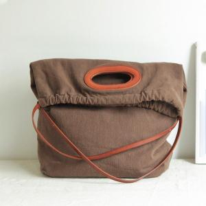 Simple Design Cotton Linen Handbag Hollow Out Cross Bag