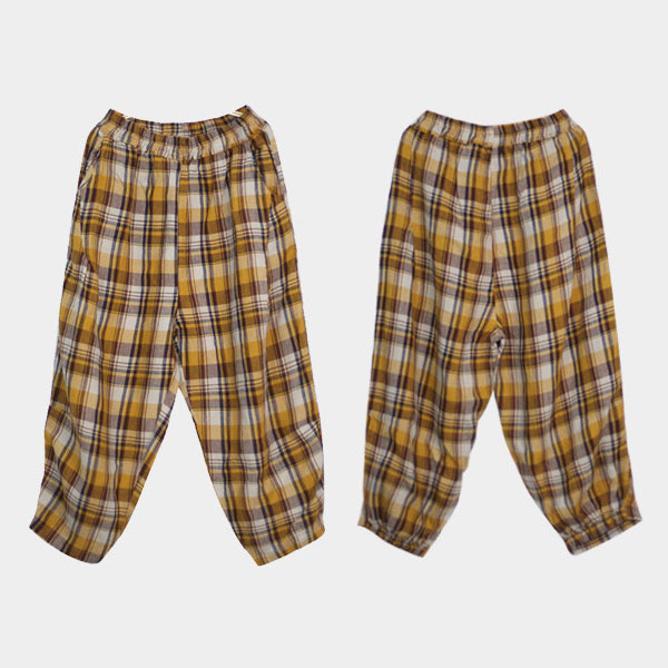yellow tartan pants mens